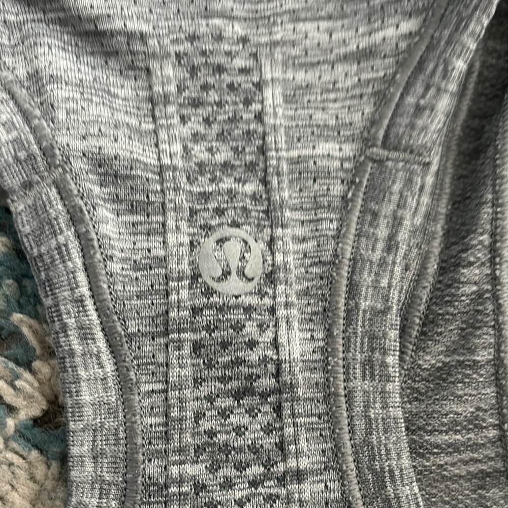 Gray Racerback Tank Top - Picture 2 of 3